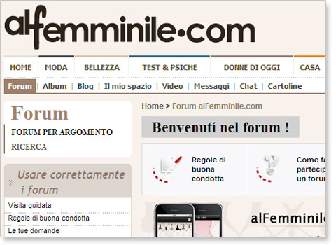 Vai al sito Alfemminile.com