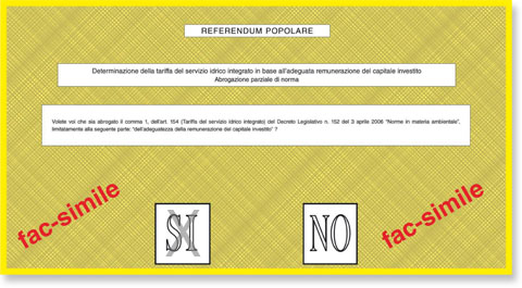 Referendum 2011: scheda gialla